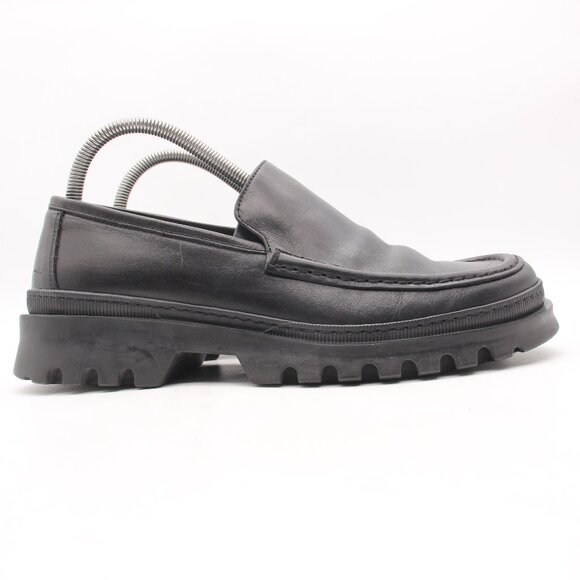 To Boot New York Black Leather Loafer Men\'s Size 8.5 Chunky Big Sole Shoes main image 5